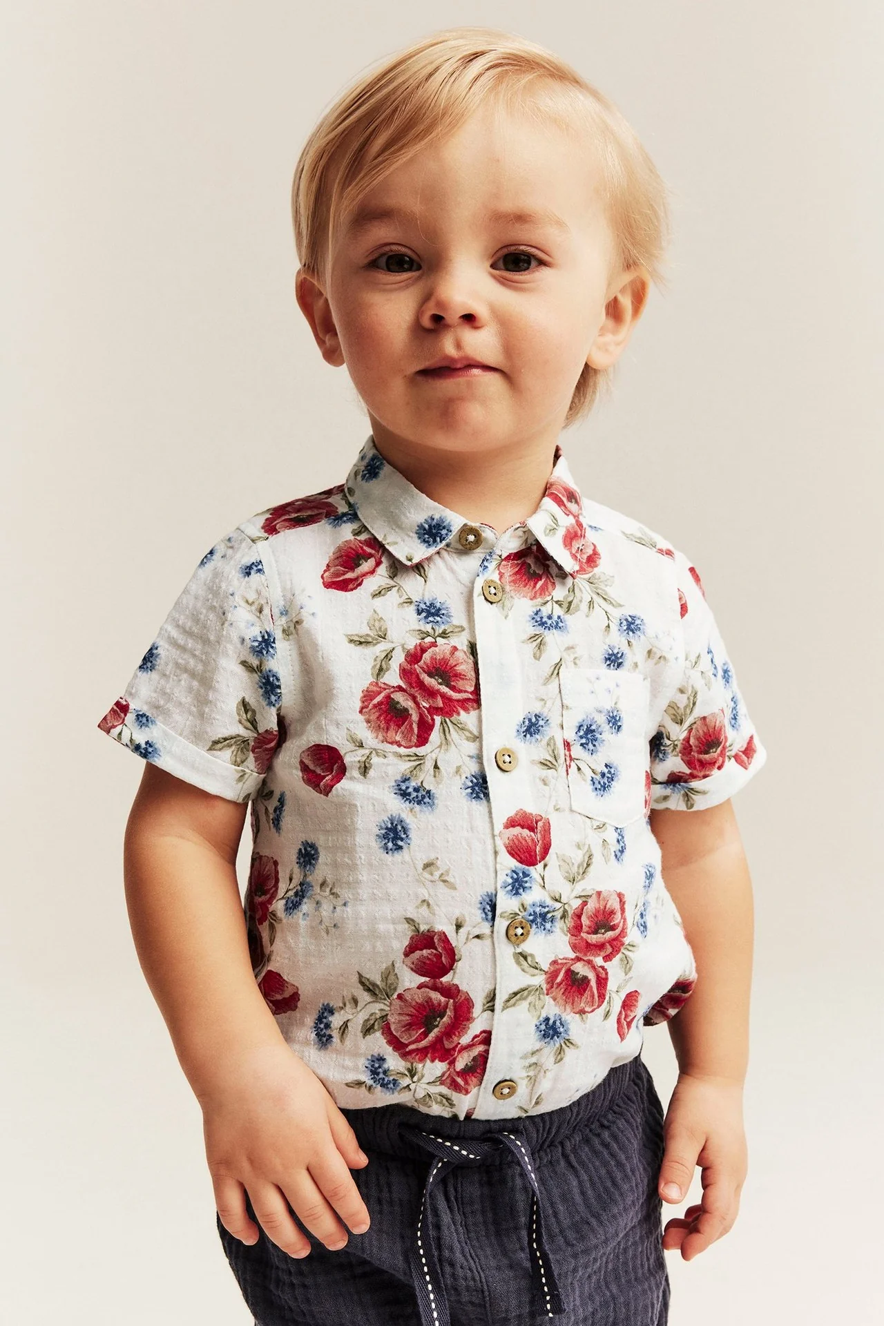 Baby floral short-sleeve bodysuit - Image 3