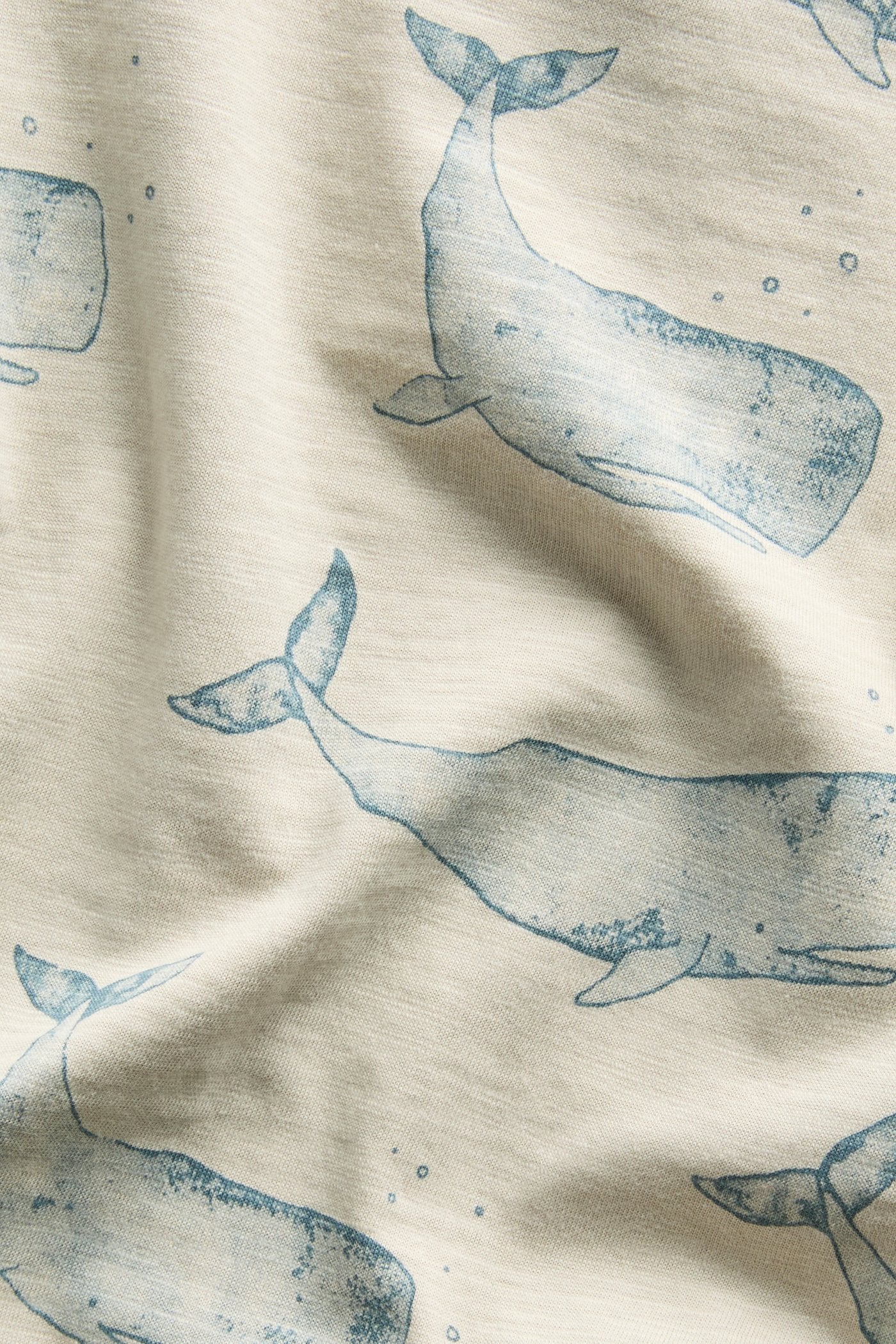Baby bodysuit with whale print - Image 2