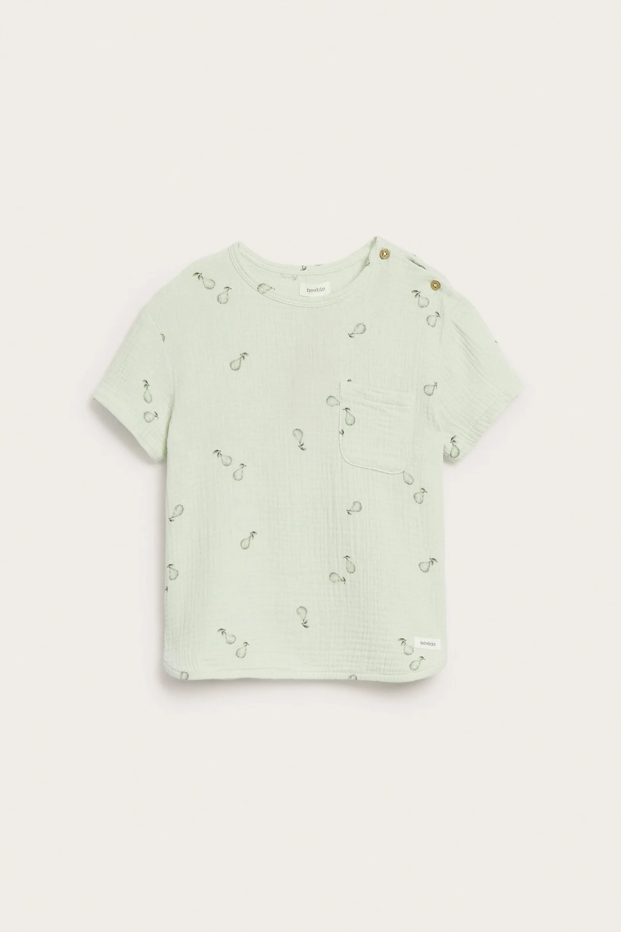 Kids pear patterned muslin top - Image 2
