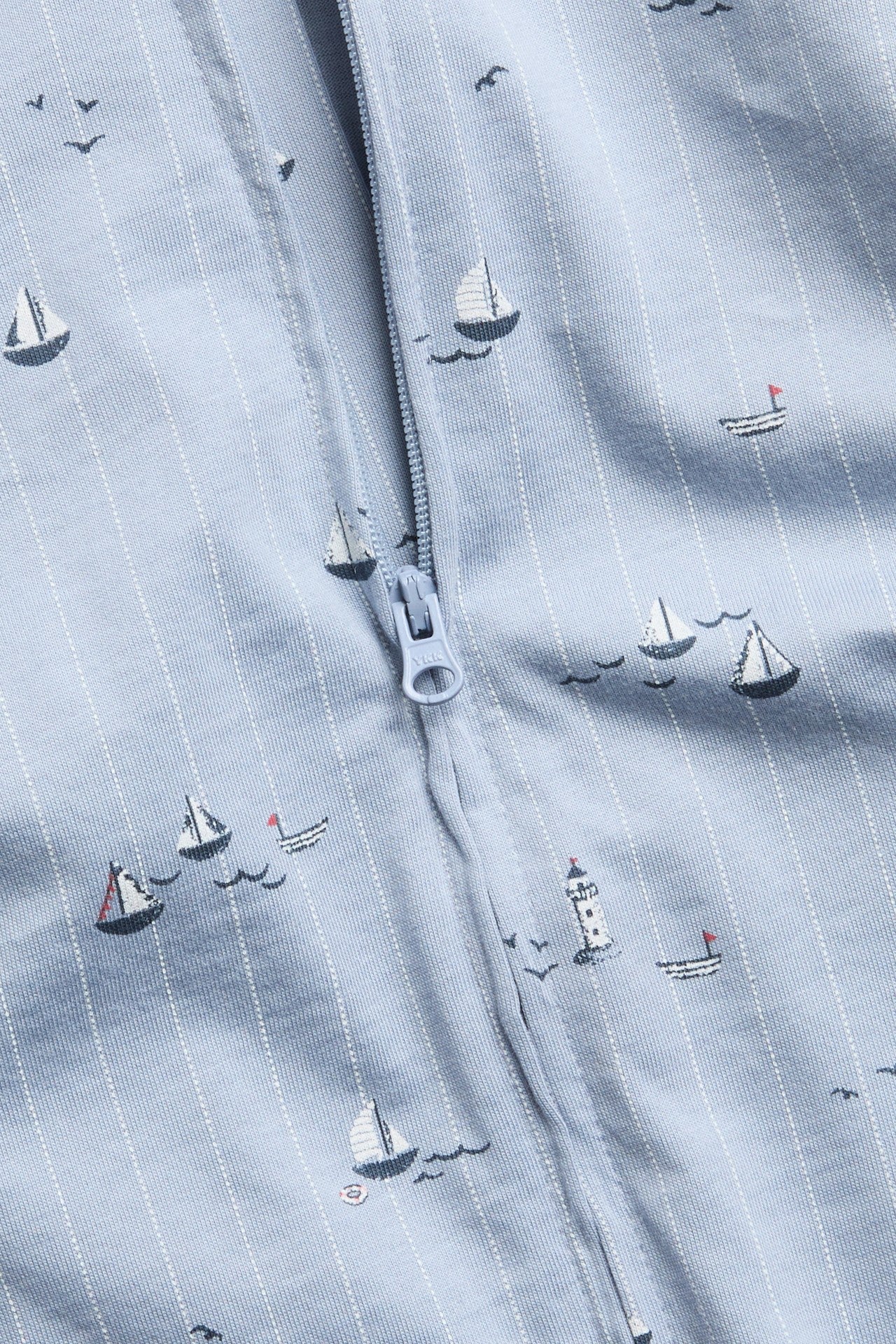 Baby striped pajamas with sailing boats - Image 2