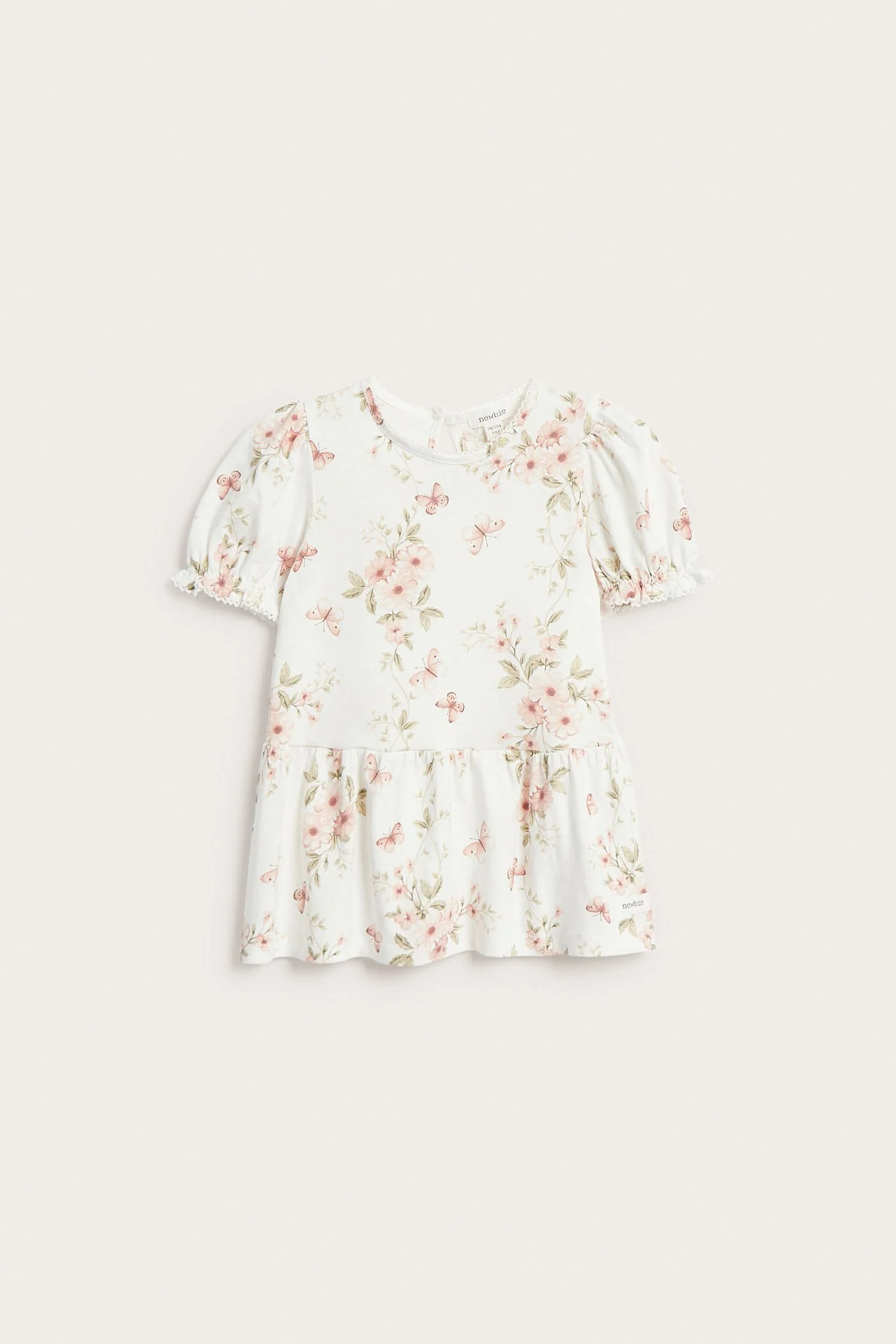 Kids butterflies peplum top - Image 2