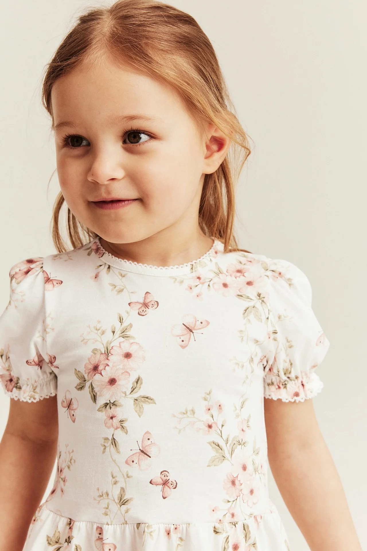 Kids butterflies peplum top - Image 3