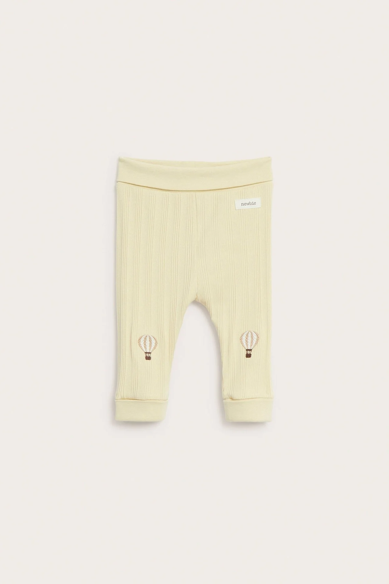 Baby yellow hot air balloon leggings