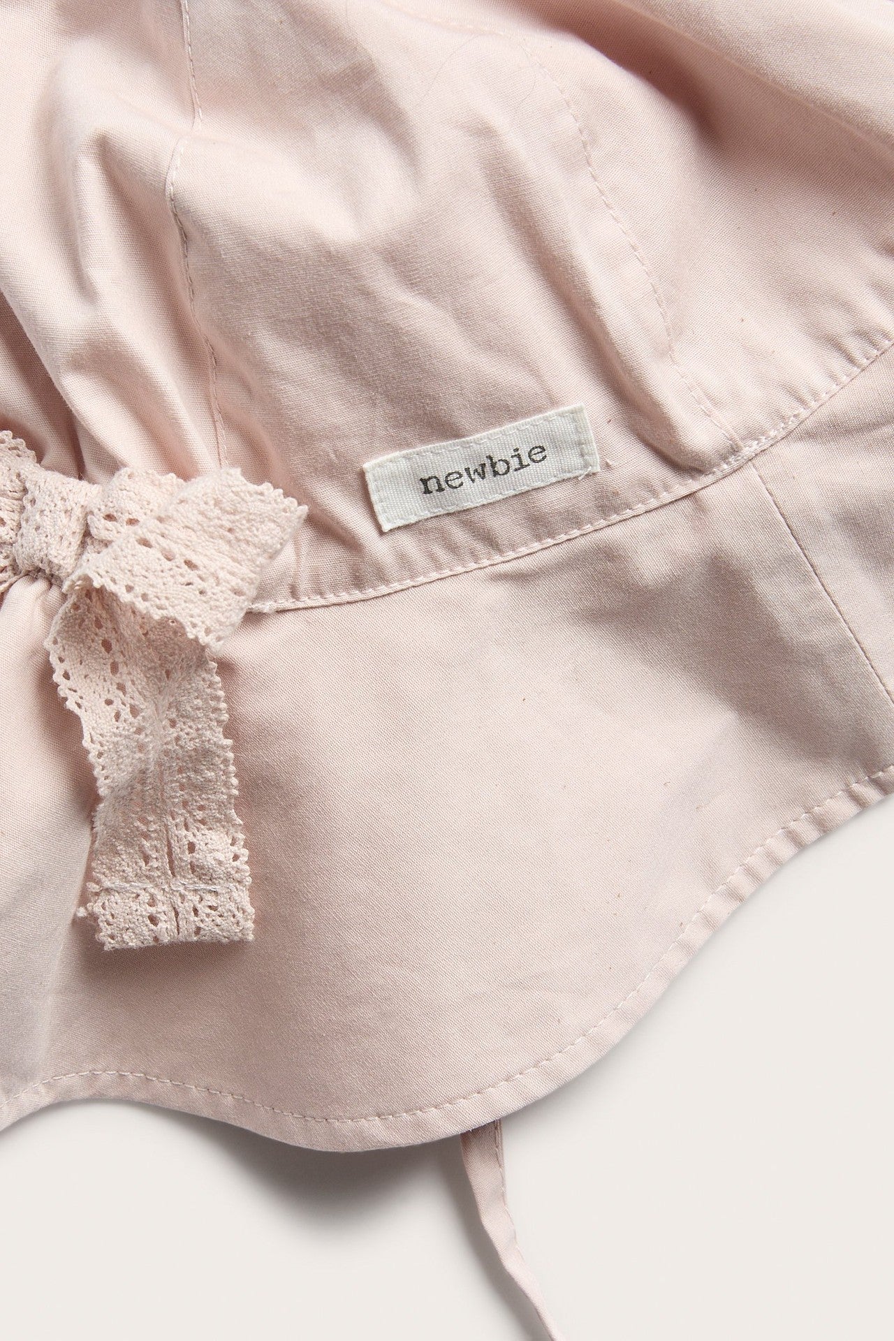 Baby & Kids pink sun hat with bow - Image 2