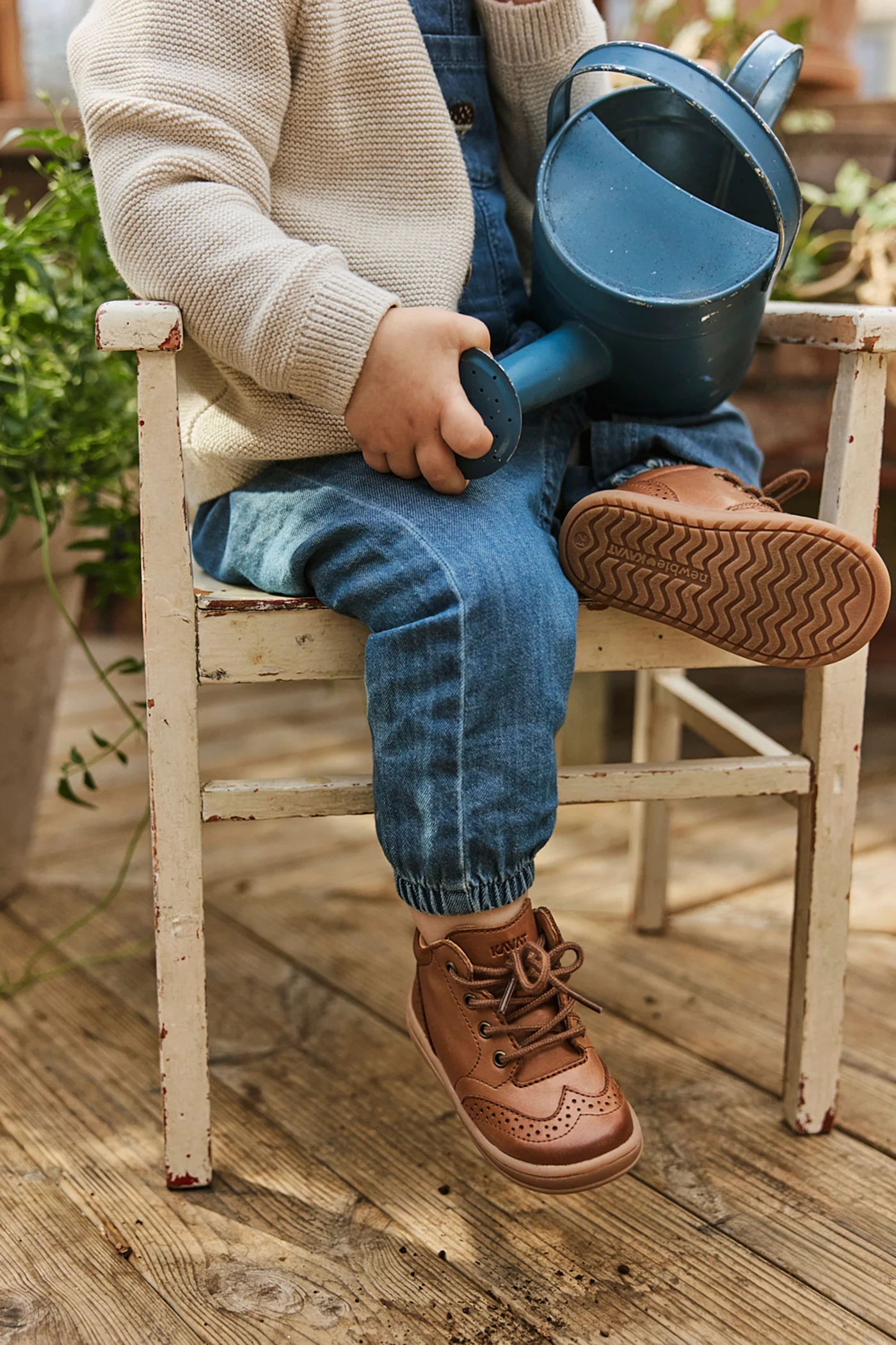 Baby brown pre-walker shoes Edsbro - Image 3