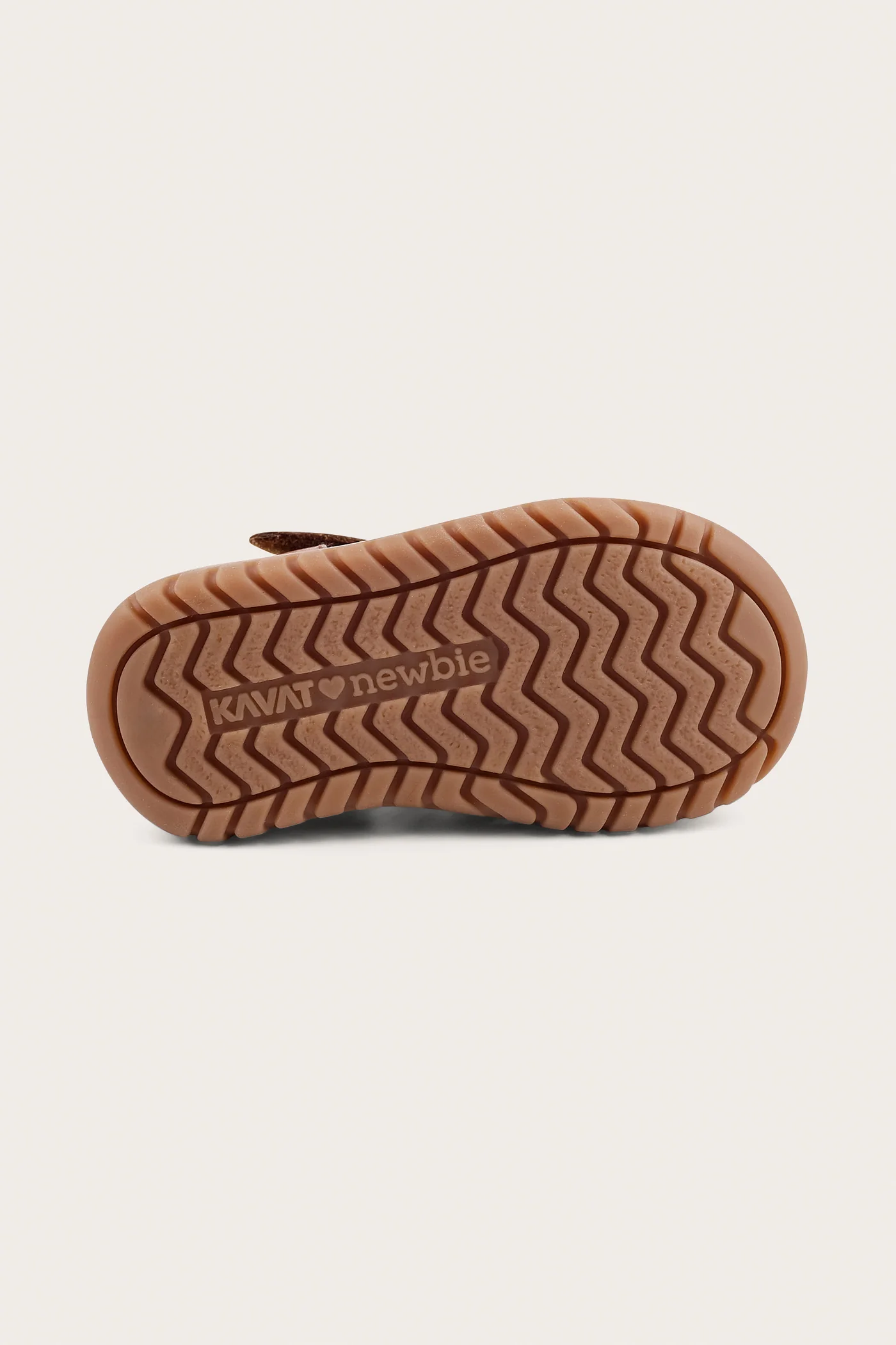 Kids brown leather strap sandal Hällevik - Image 7
