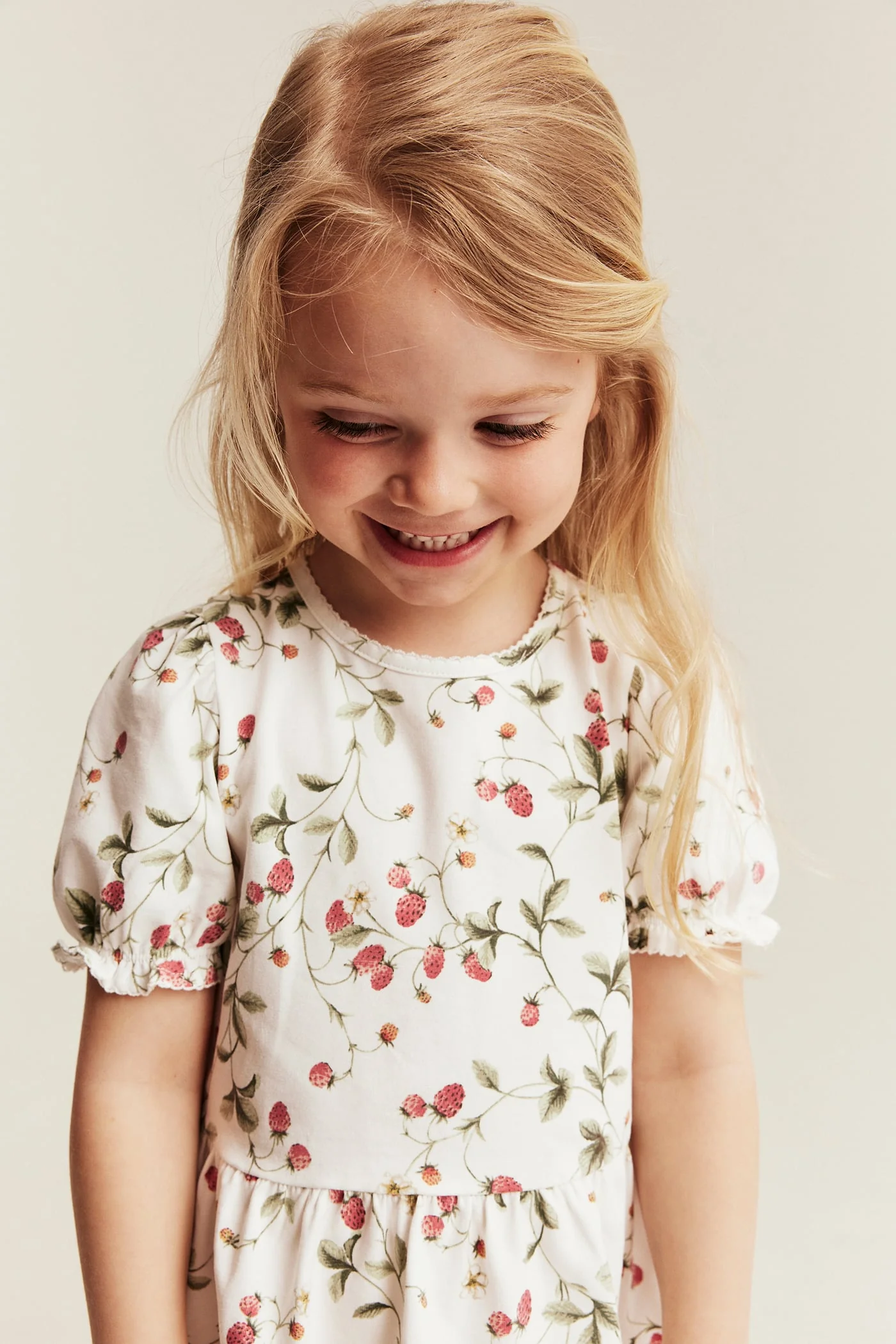 Baby wild strawberry peplum top - Image 4