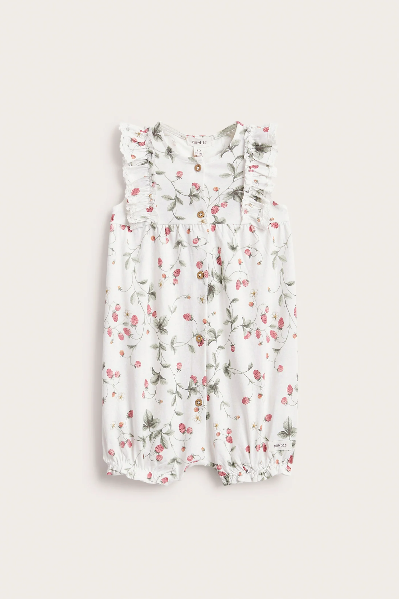 Baby wild strawberry romper - Image 2