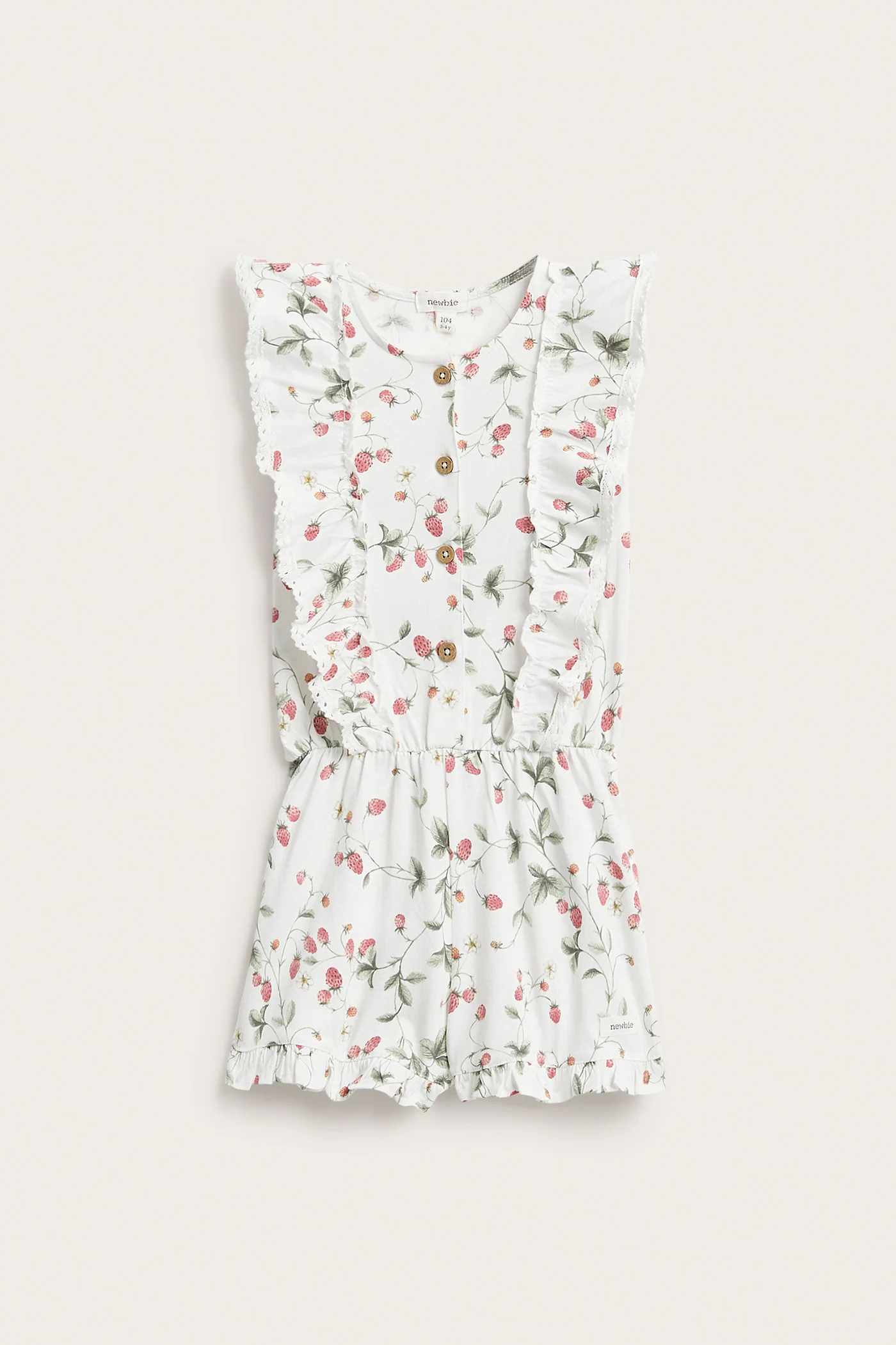 Kids wild strawberry jumpsuit - Image 2