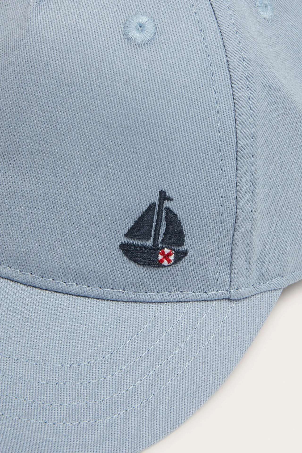 Baby & Kids blue cap with embroidery - Image 3