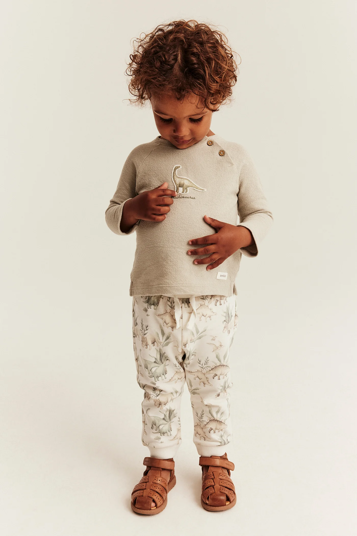 Baby dinosaur print joggers - Image 3