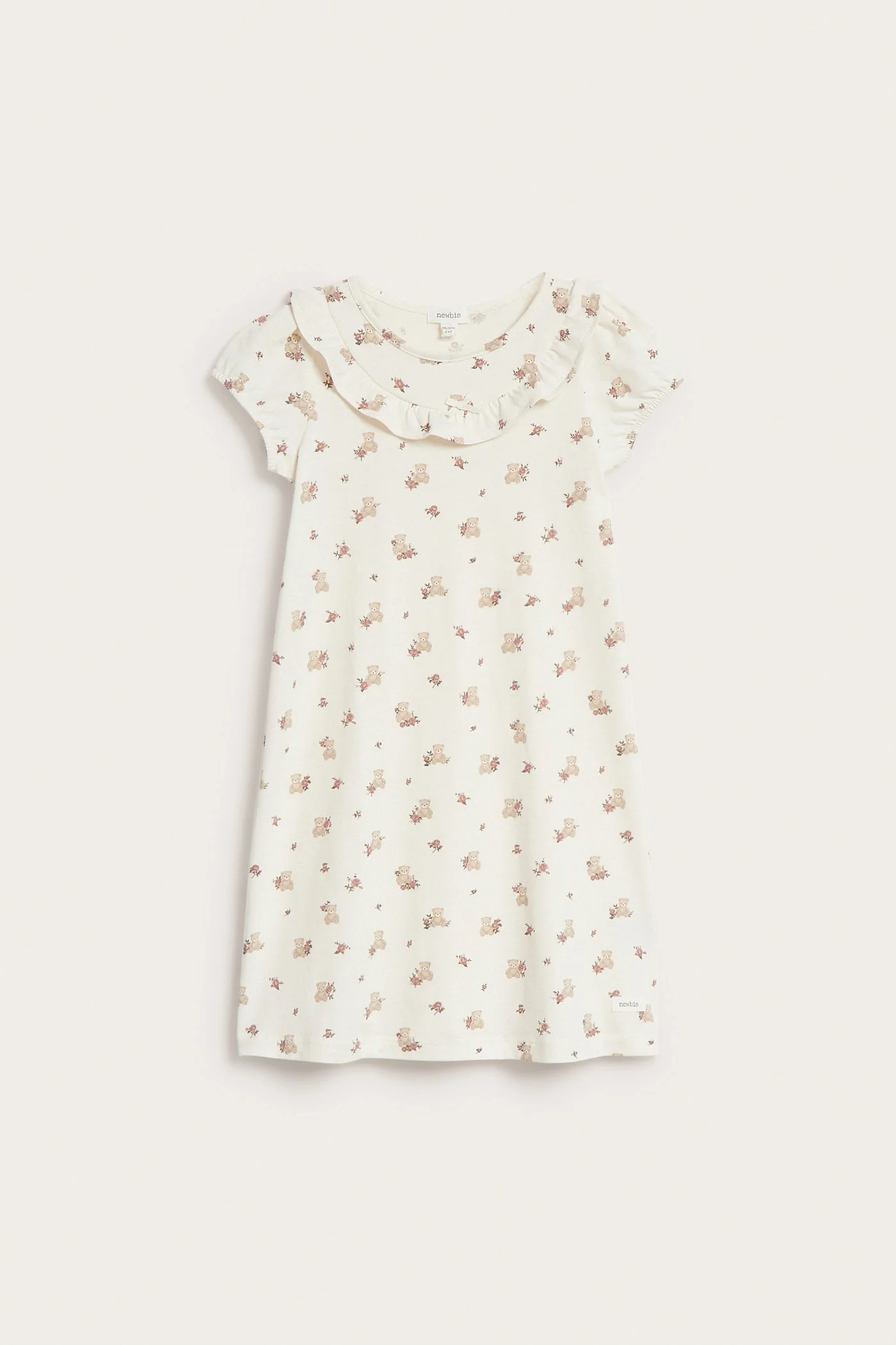Kids short sleeve floral nightgown