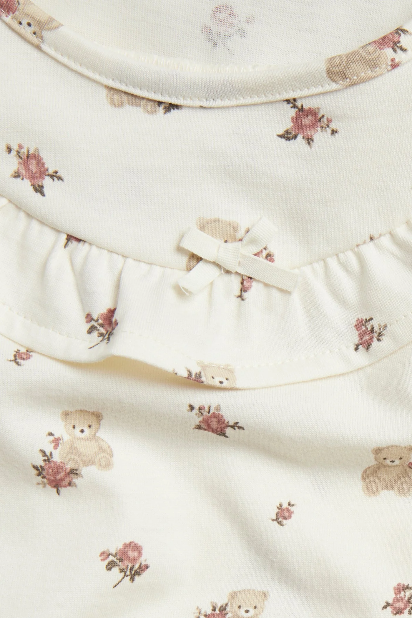 Kids short sleeve floral nightgown - Image 2