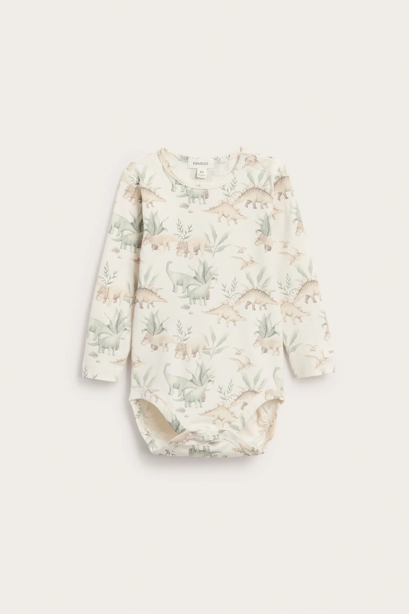 Baby bodysuit with dinosaur motif - Image 2