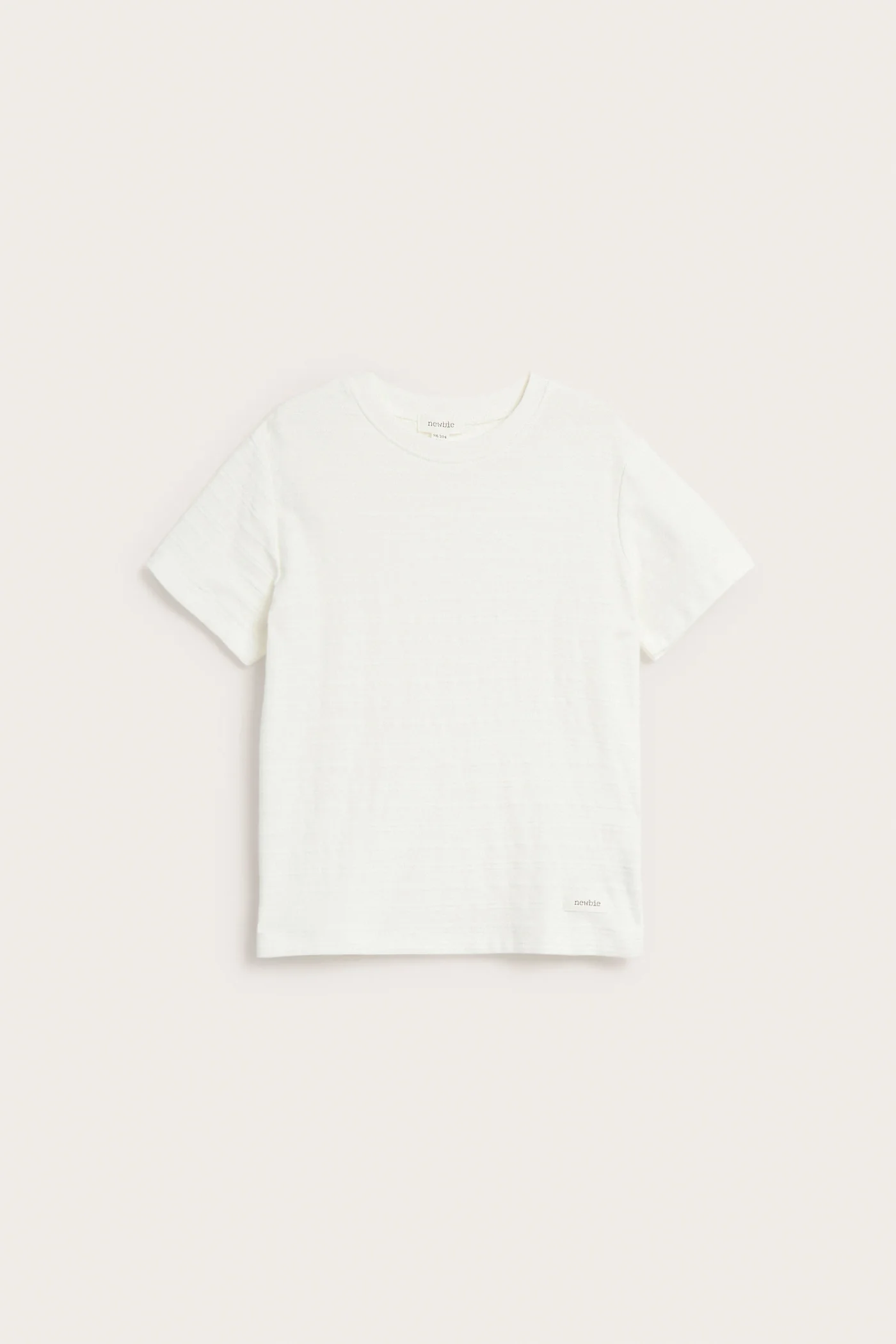 Baby & kids white textured T-shirt - Image 2