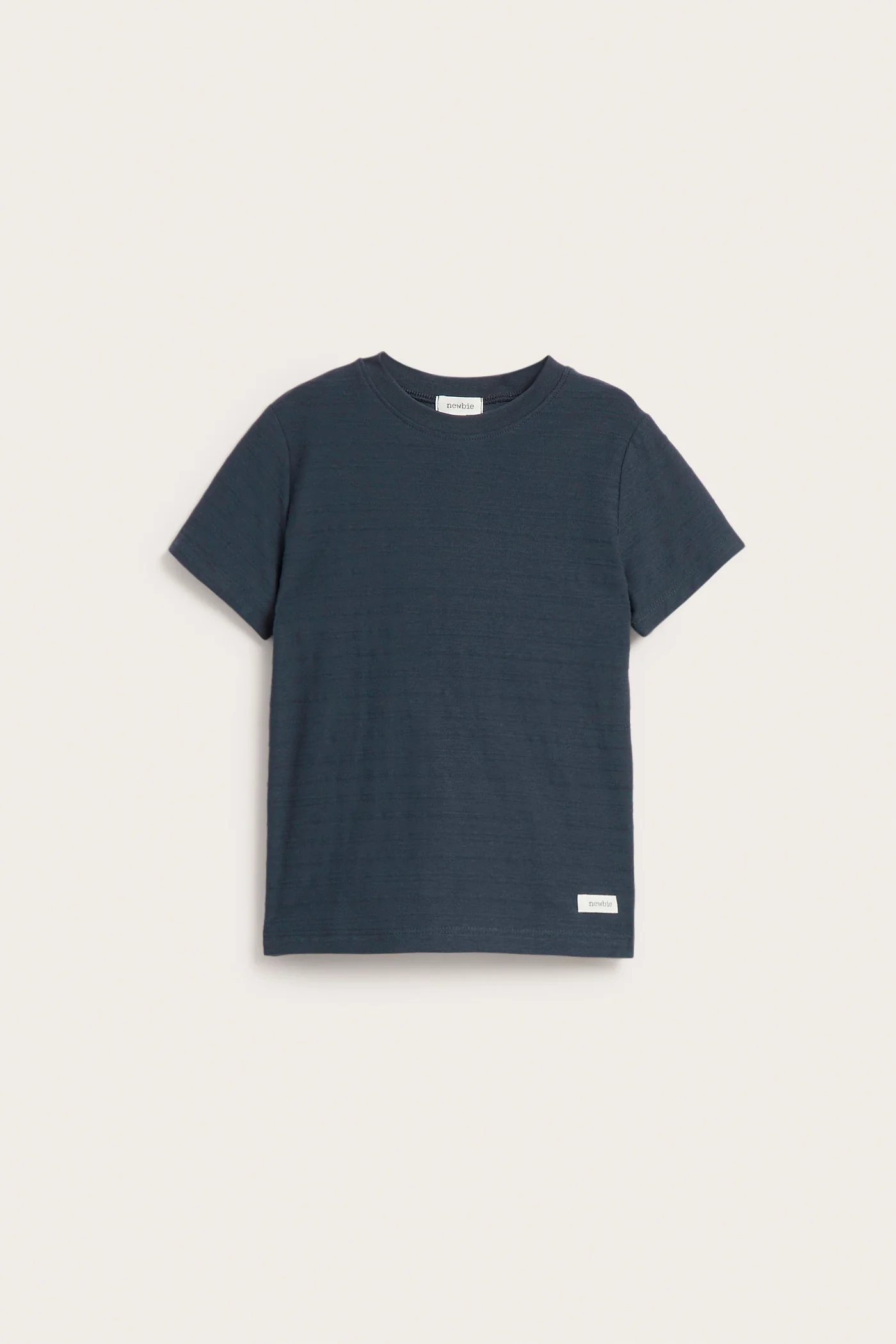 Baby & kids navy textured T-shirt - Image 2