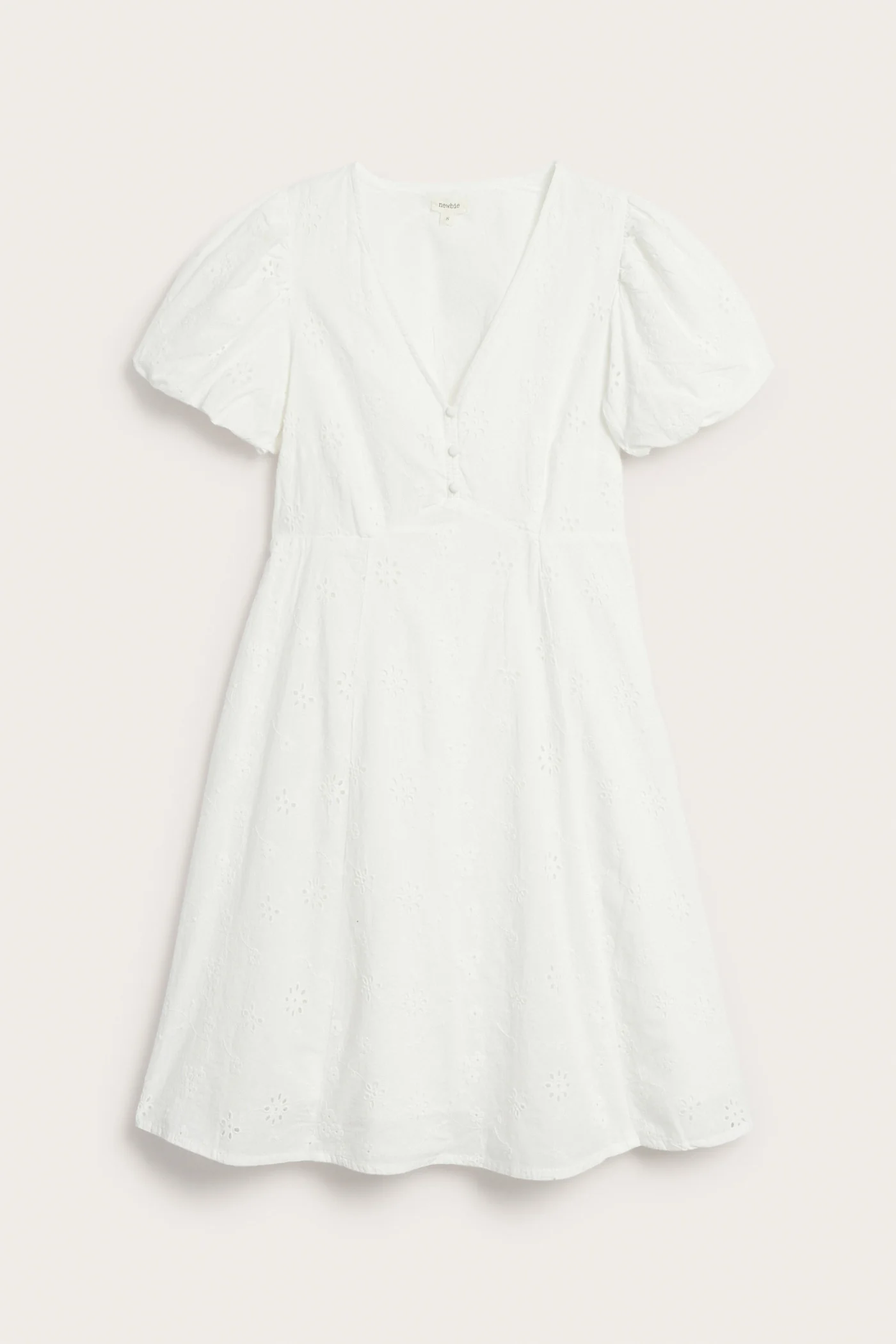 Women’s white dress with embroidery - Image 2