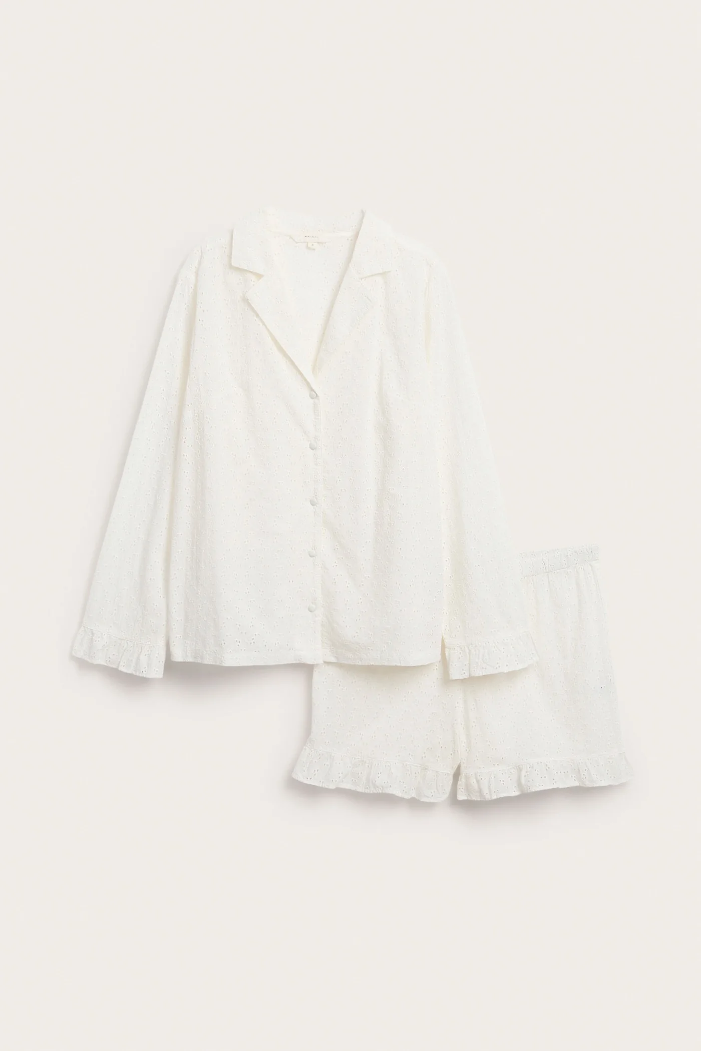Women’s broderie anglaise pyjamas - Image 2