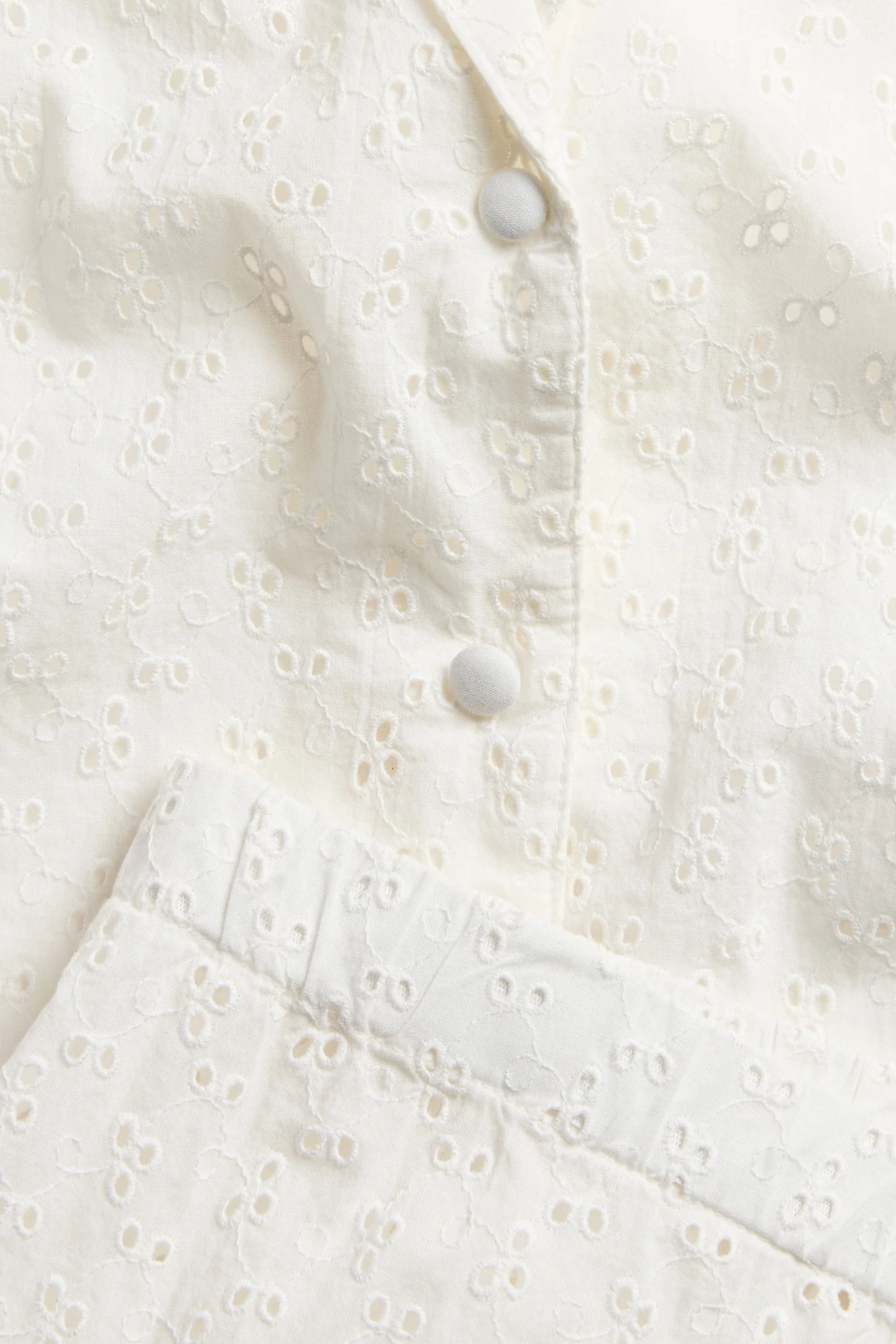 Women’s broderie anglaise pyjamas - Image 5