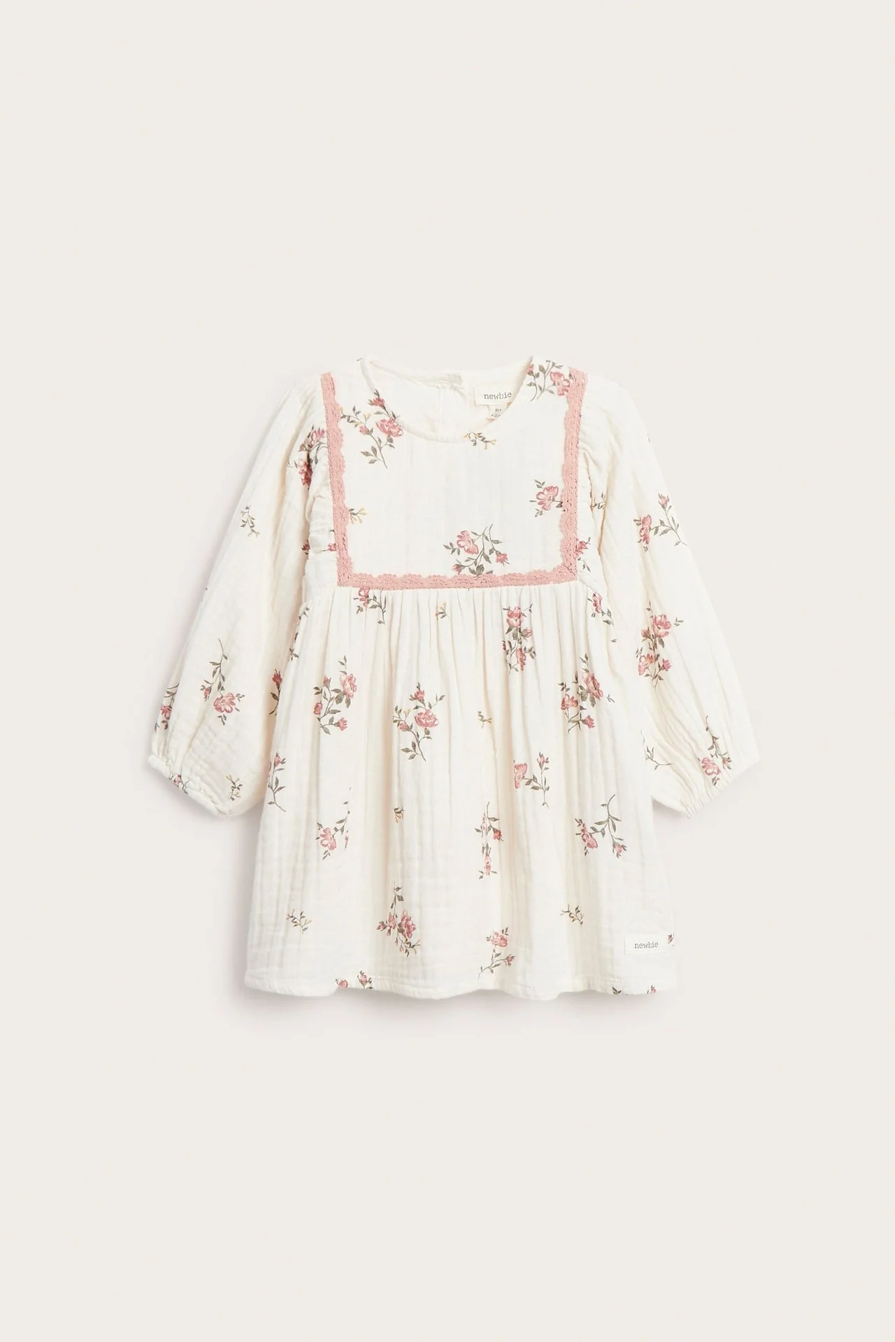 Baby floral muslin dress - Image 2