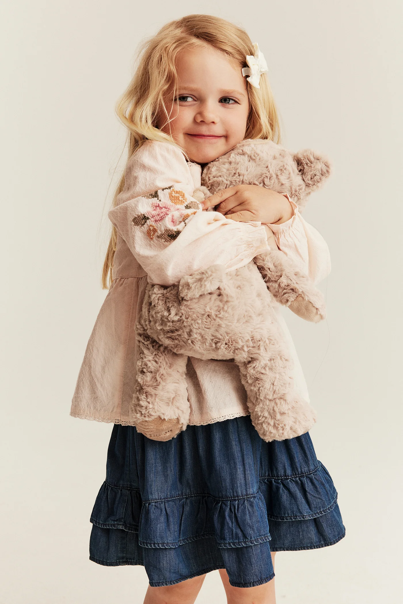 Kids blouse with floral embroidery - Image 5