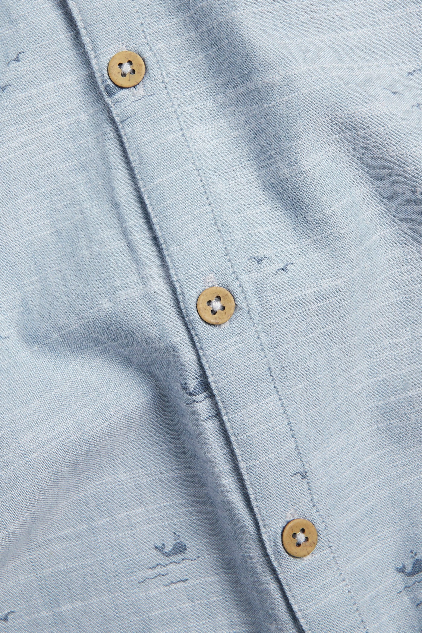 Baby blue whale theme romper - Image 4