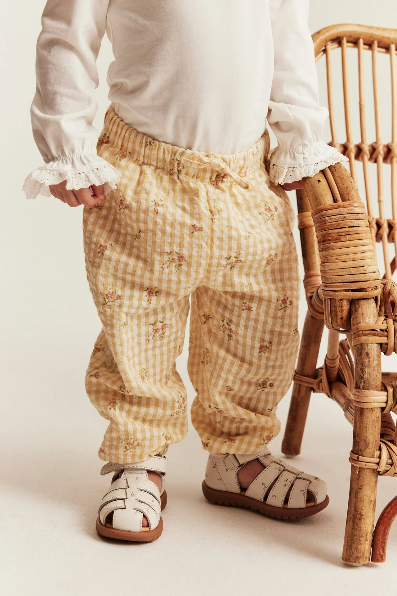 Baby floral woven trousers - Image 3