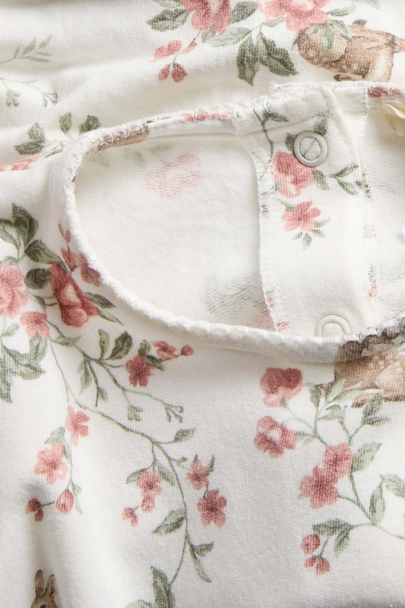 Baby floral jersey dress - Image 3