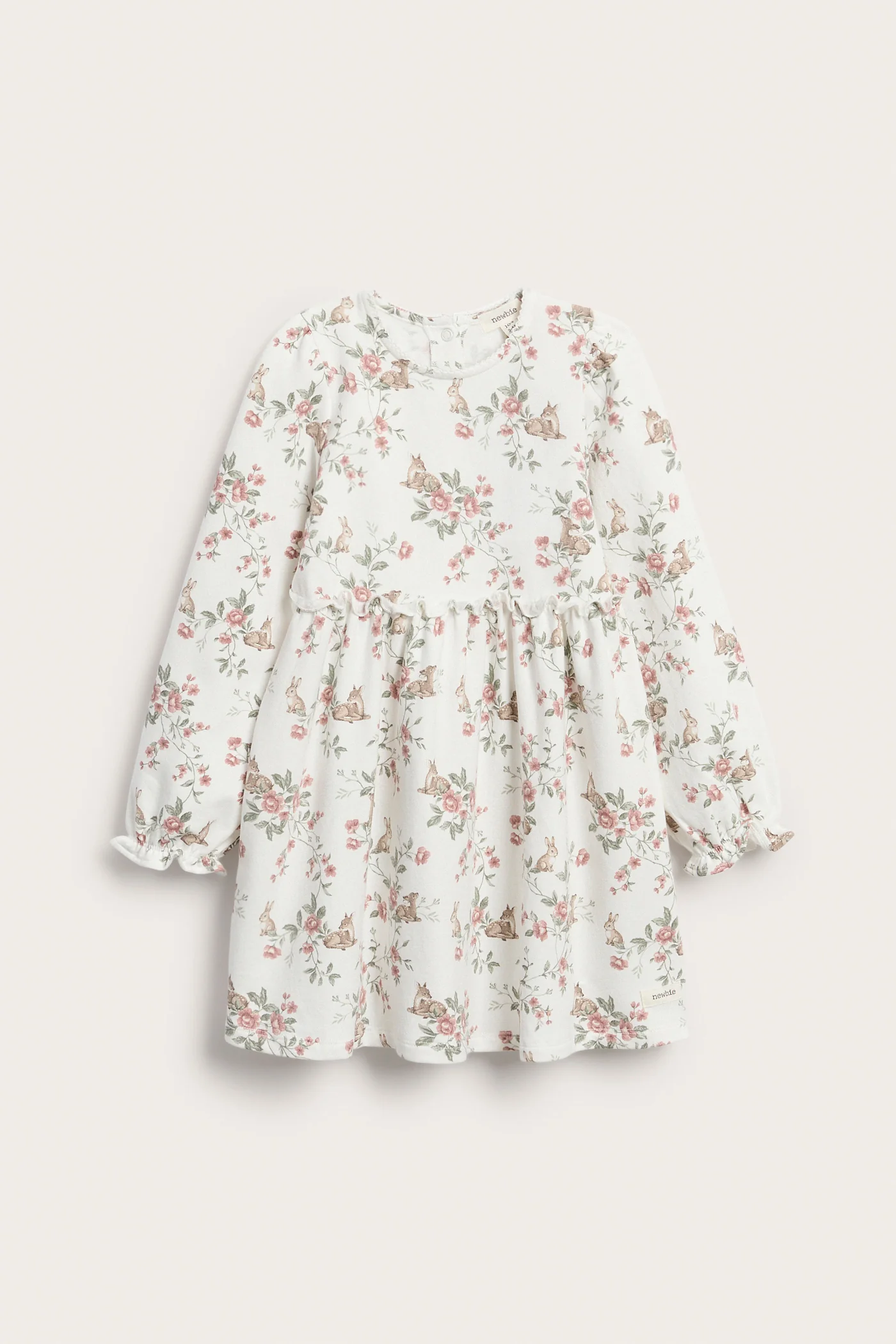 Kids floral jersey dress - Image 2