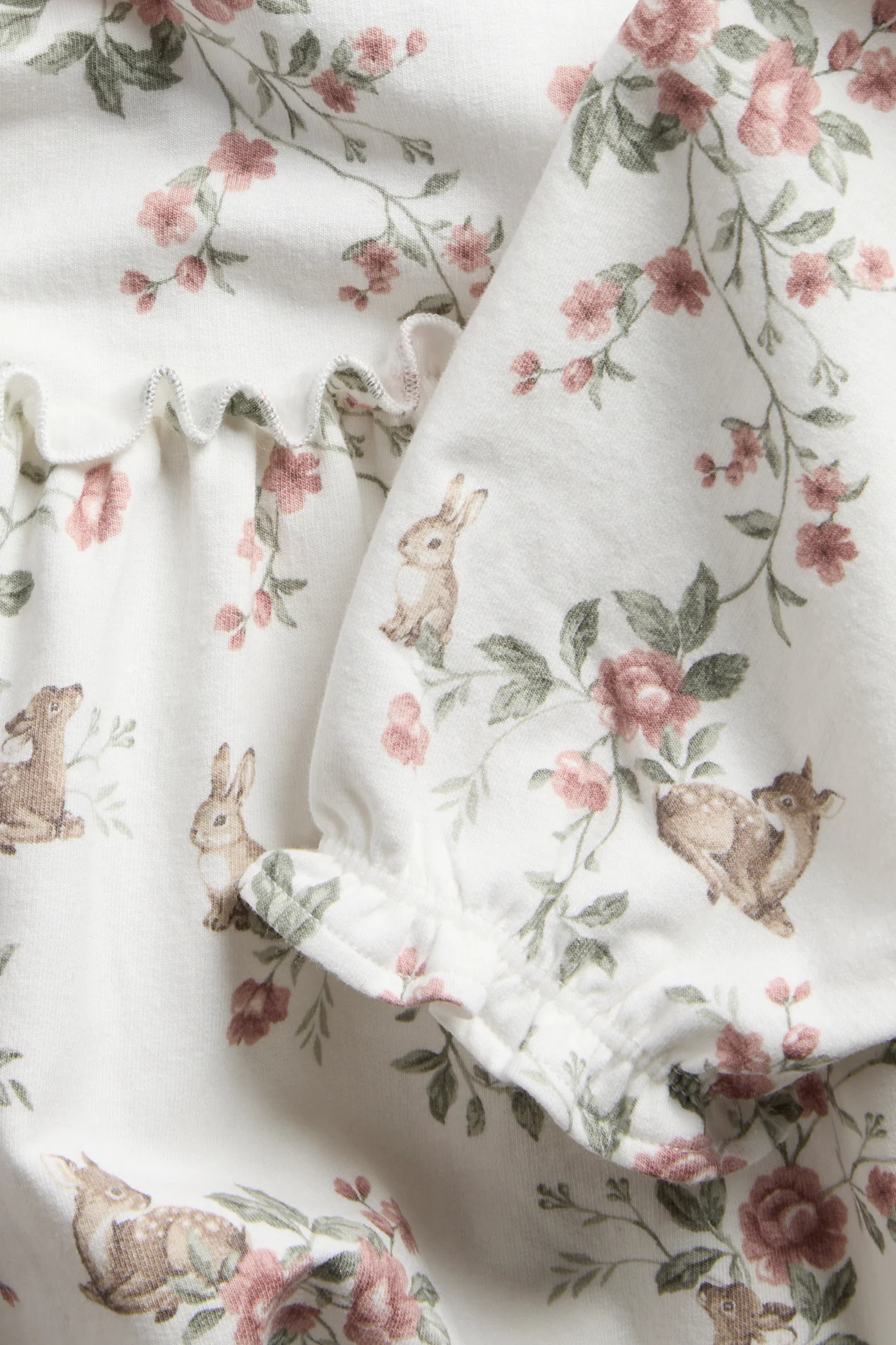 Kids floral jersey dress - Image 4