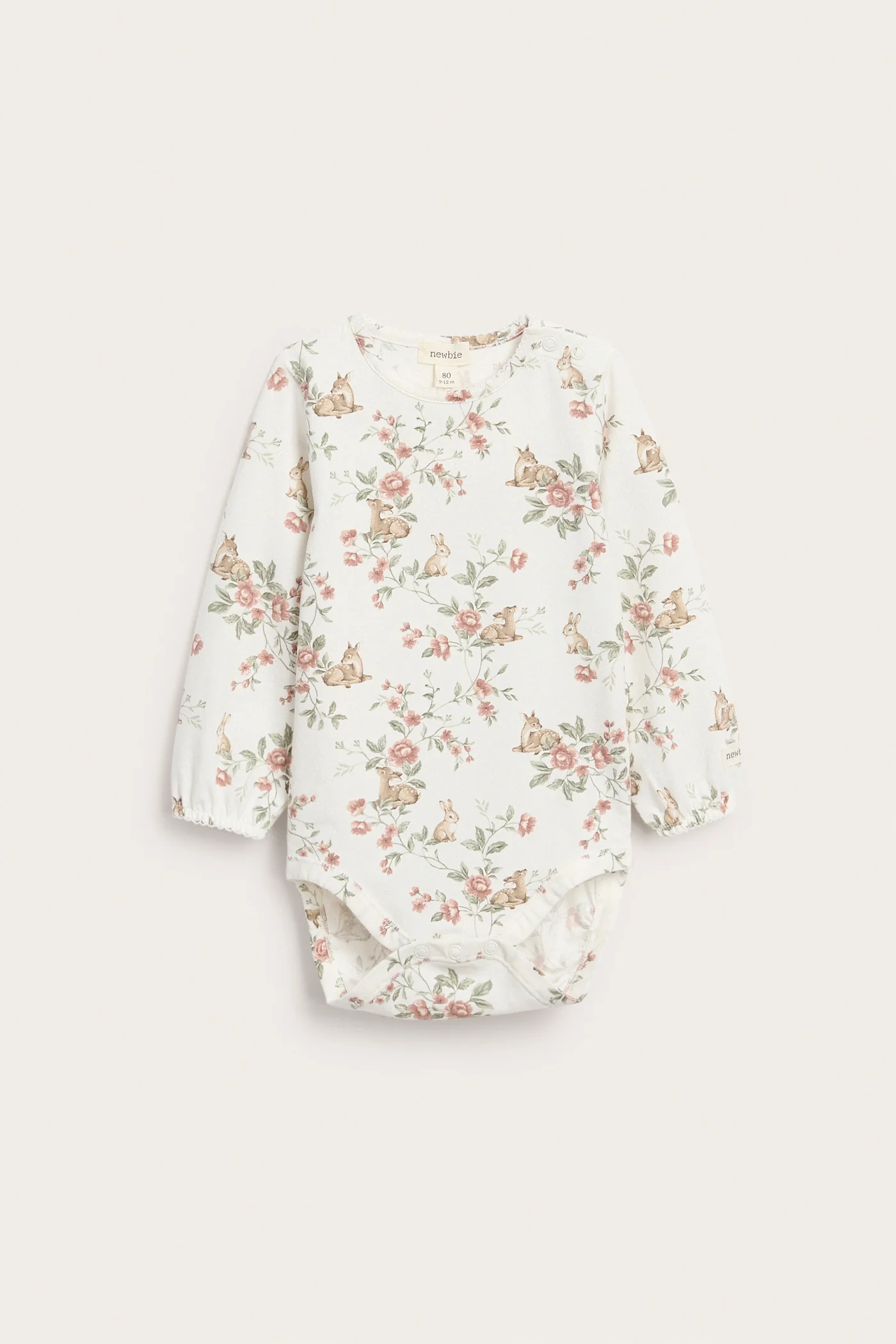 Baby floral long sleeve bodysuit